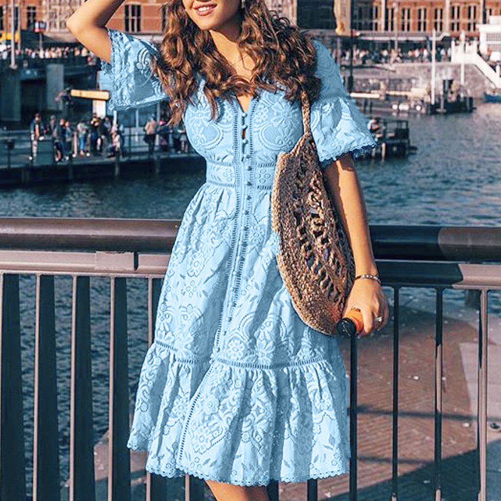 Robe Bohème Longue Celeste
