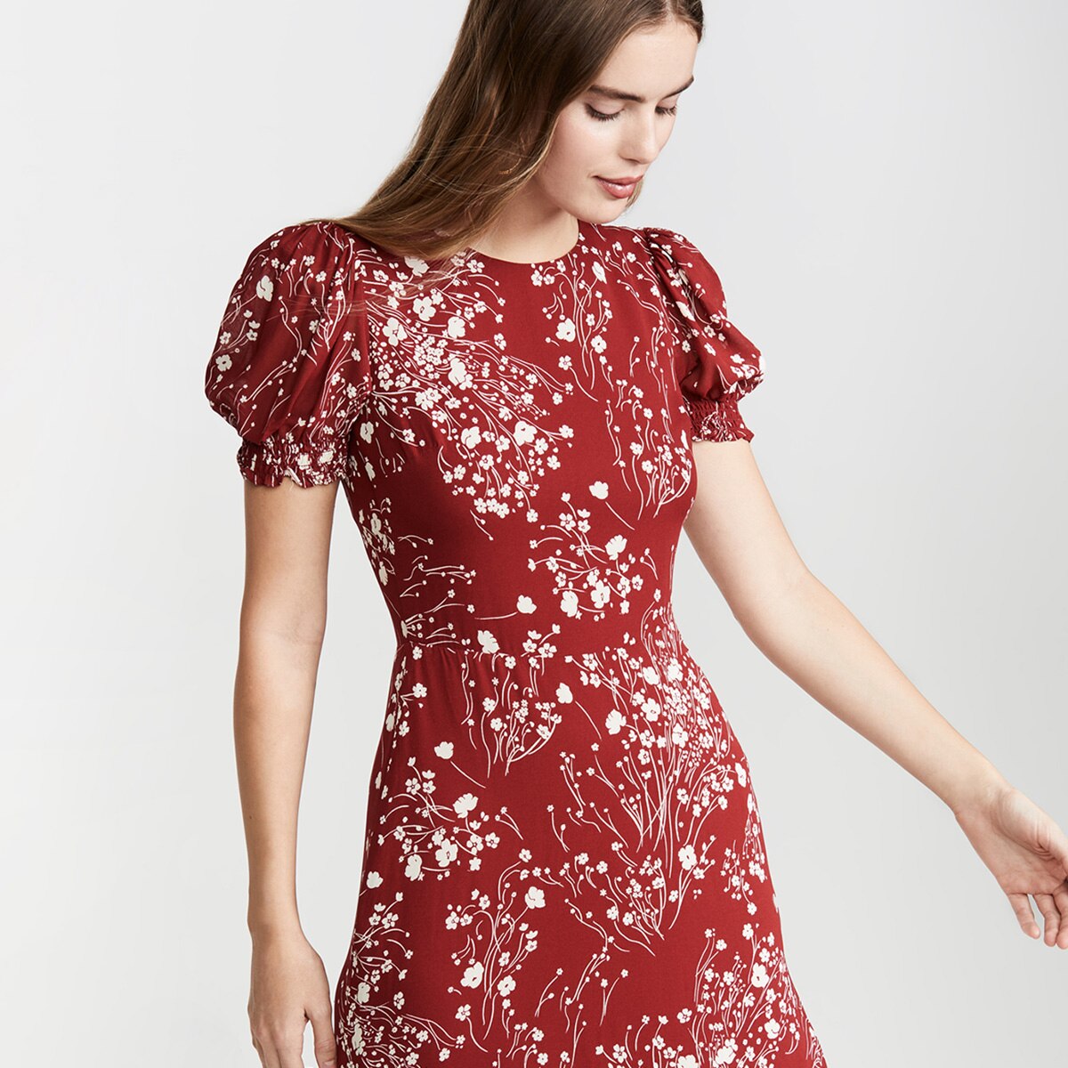 Robe bohème longue rouge