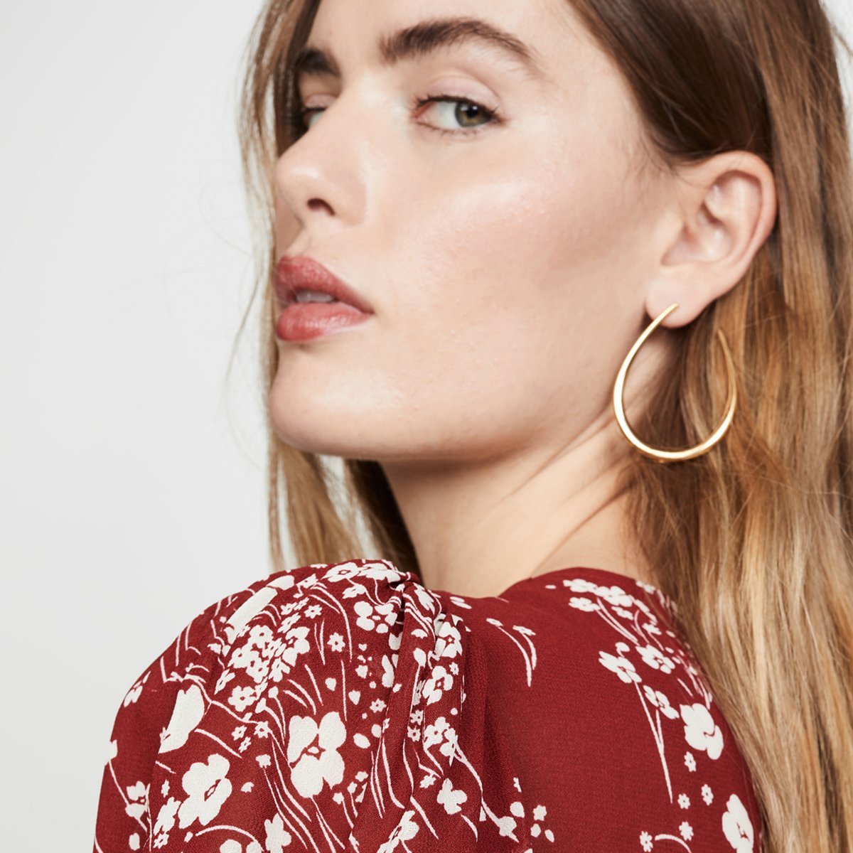 Robe bohème longue rouge
