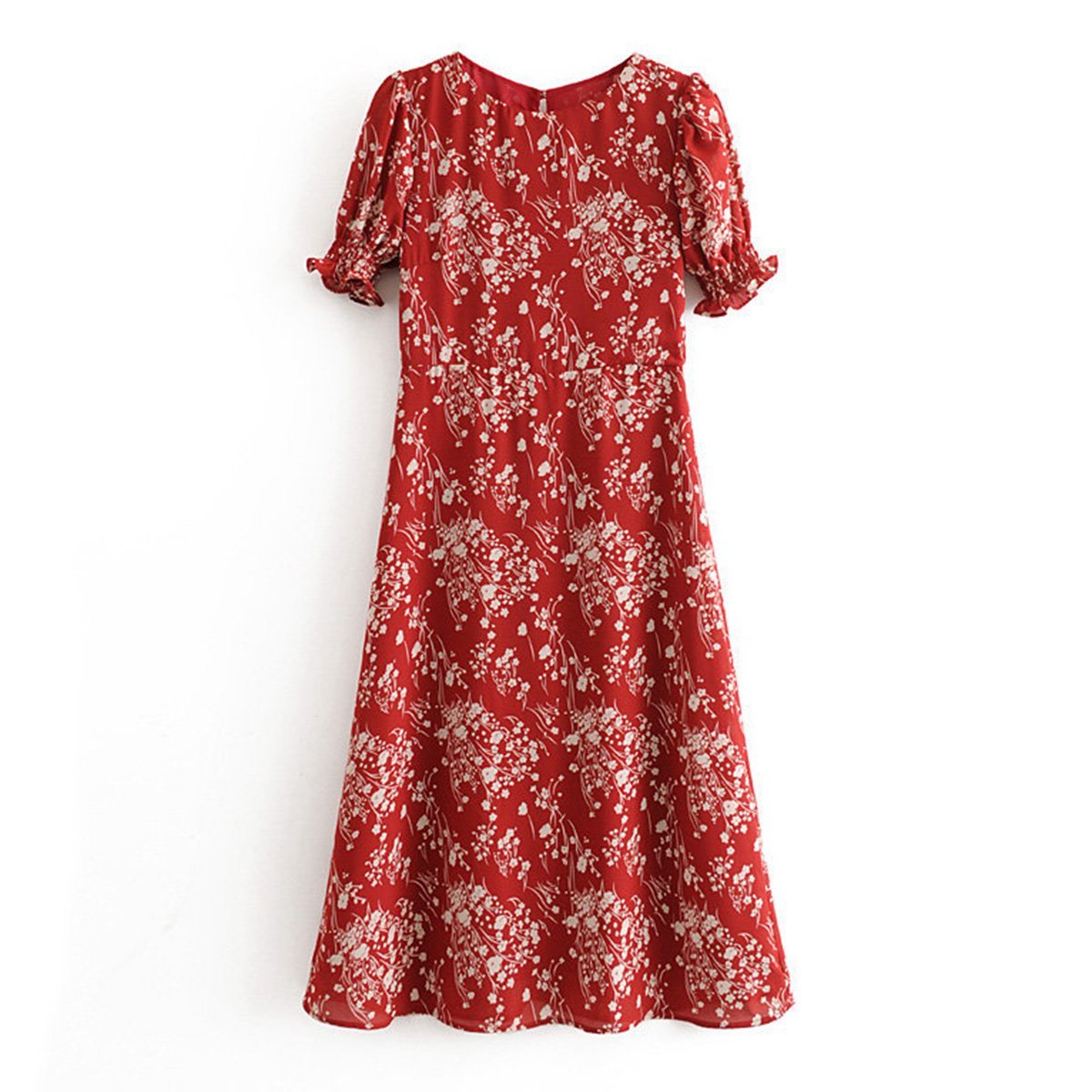 Robe bohème longue rouge