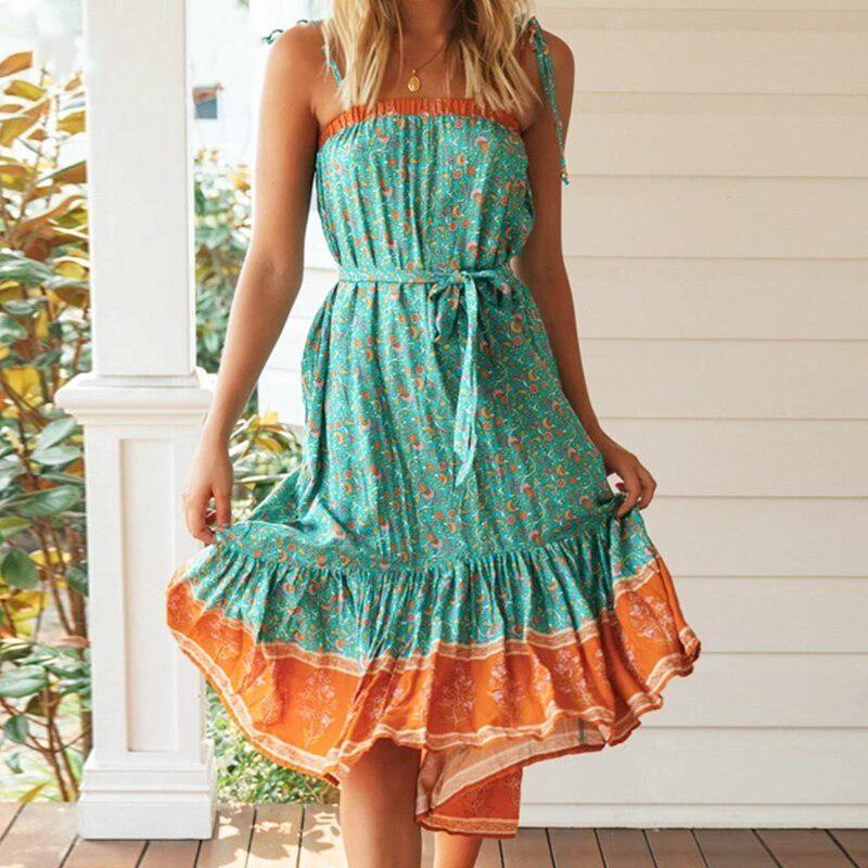 Robe Bohème Midi Hippie