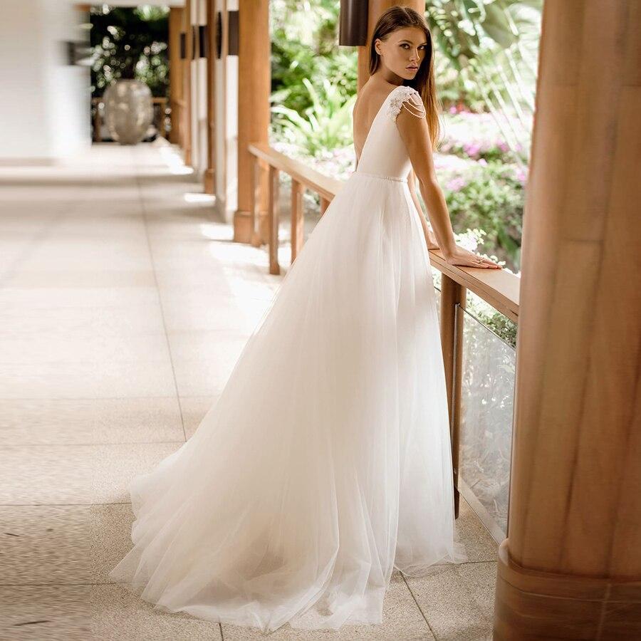 Robe de mariée bohème blanche