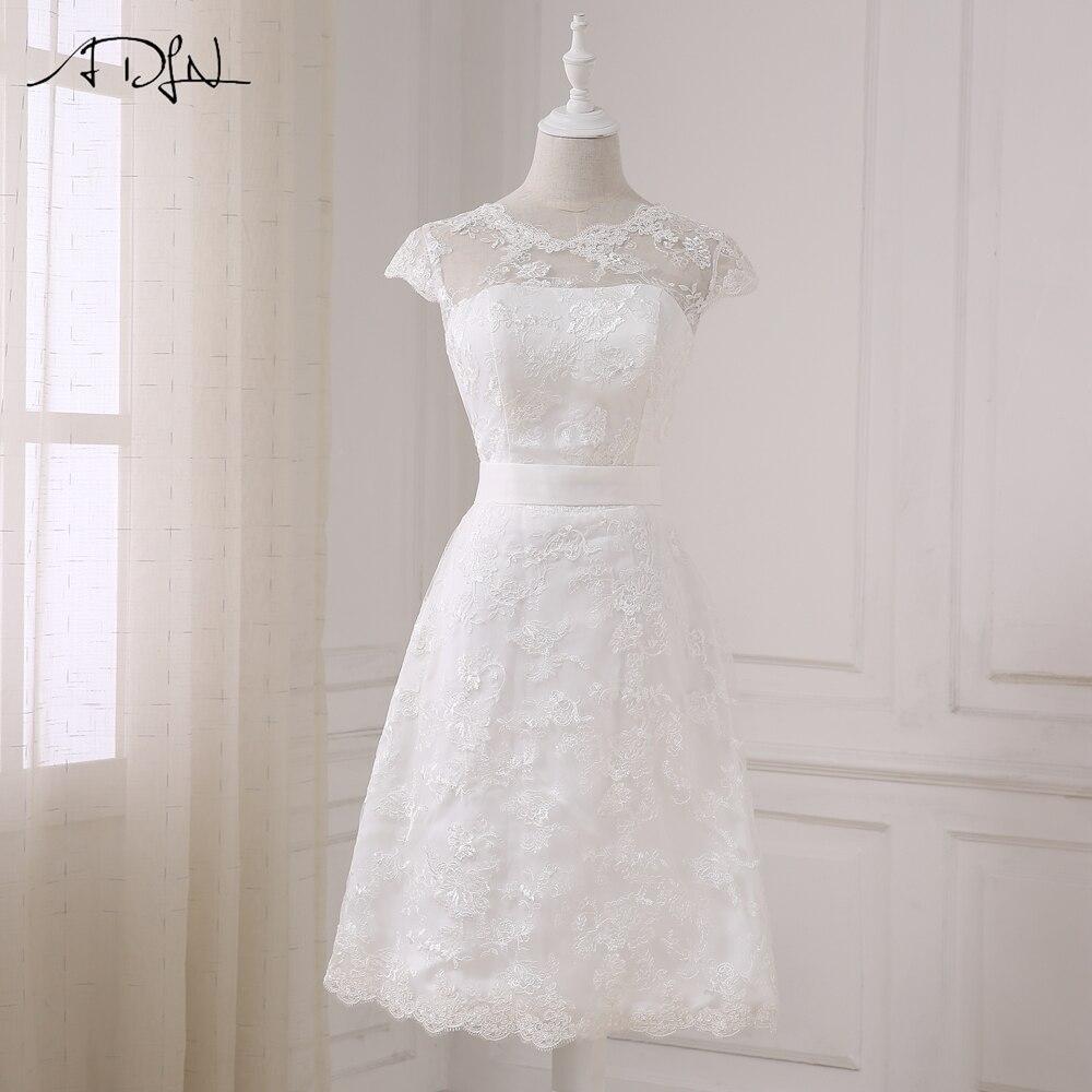 Robe de mariée boheme chic courte