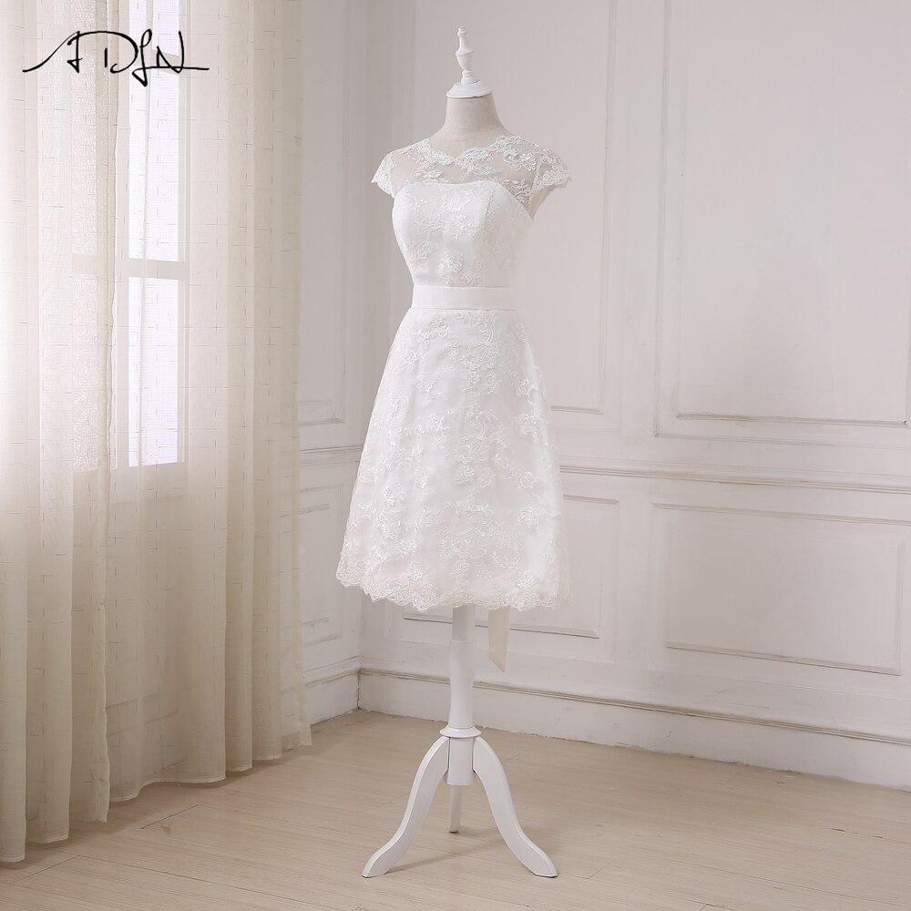 Robe de mariée boheme chic courte