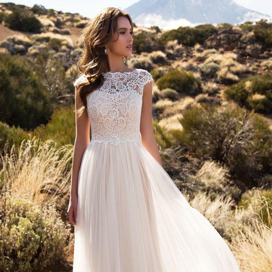 Robe de mariée de style hippie bohème 2017
