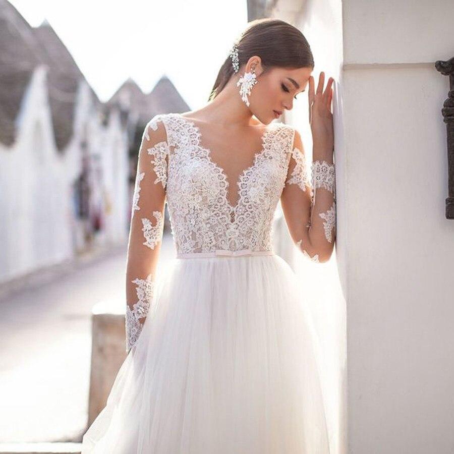 Robe de mariée simple boheme chic