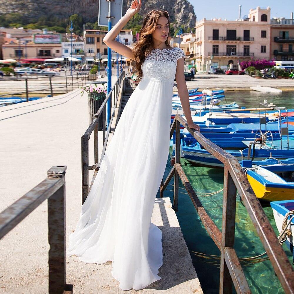 Robe de mariée simple et boheme