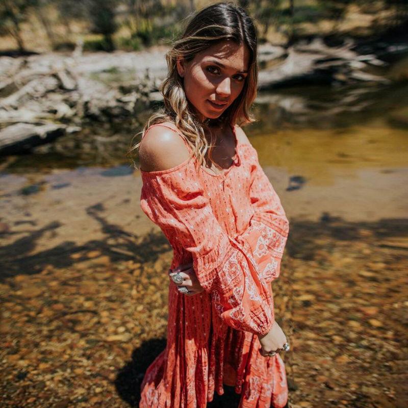 Robe Hippie Année 70