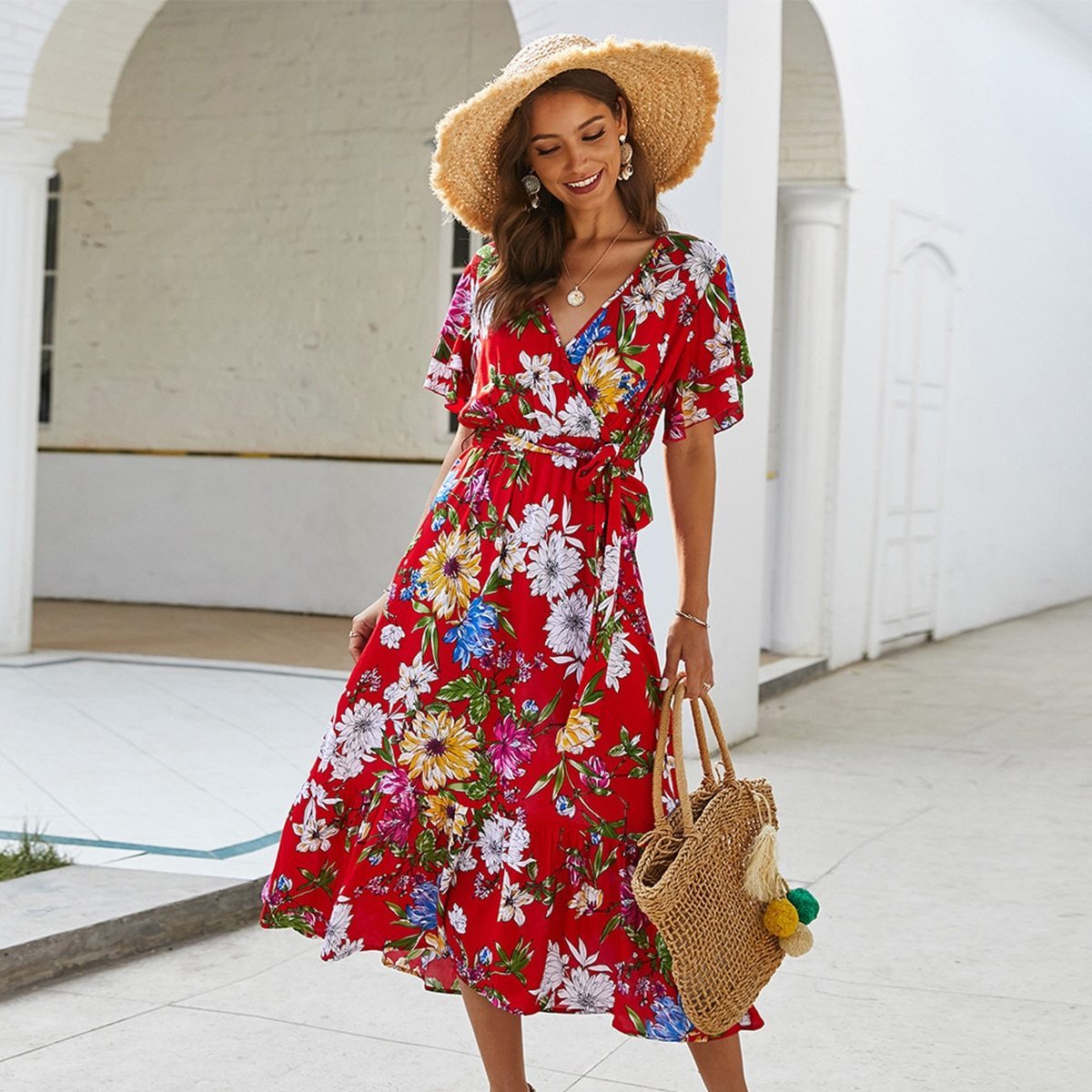 Robe hippie boheme pas cher