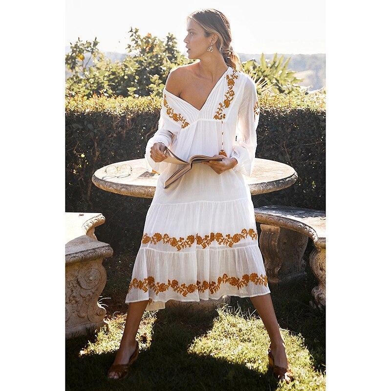 Robe Hippie Longue Blanche