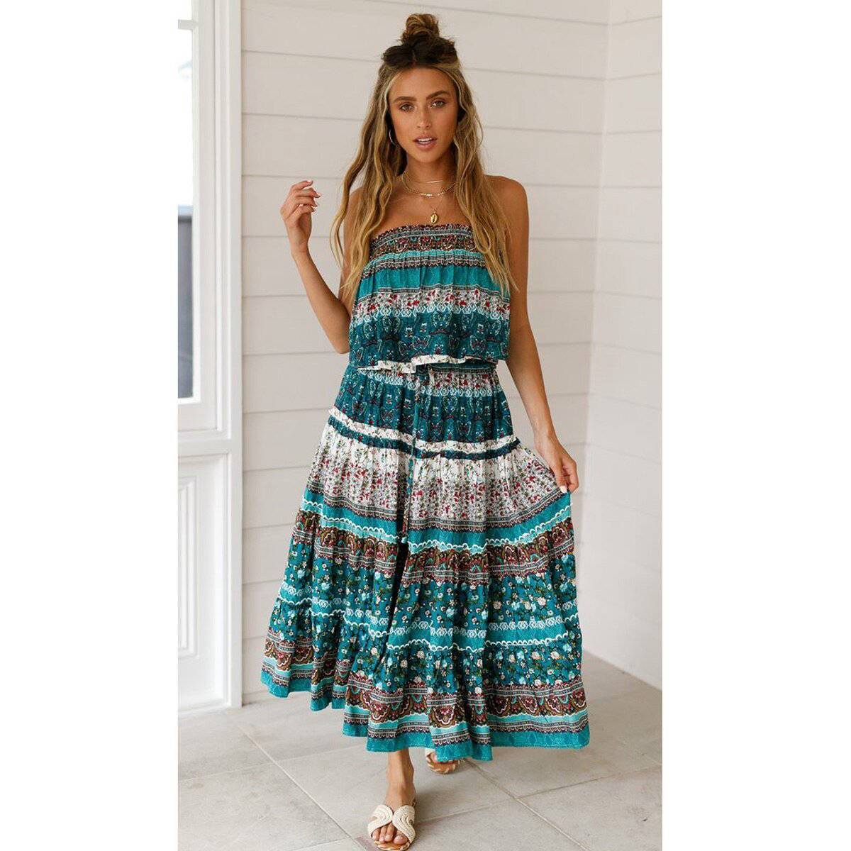 Robe Hippie Mi Longue