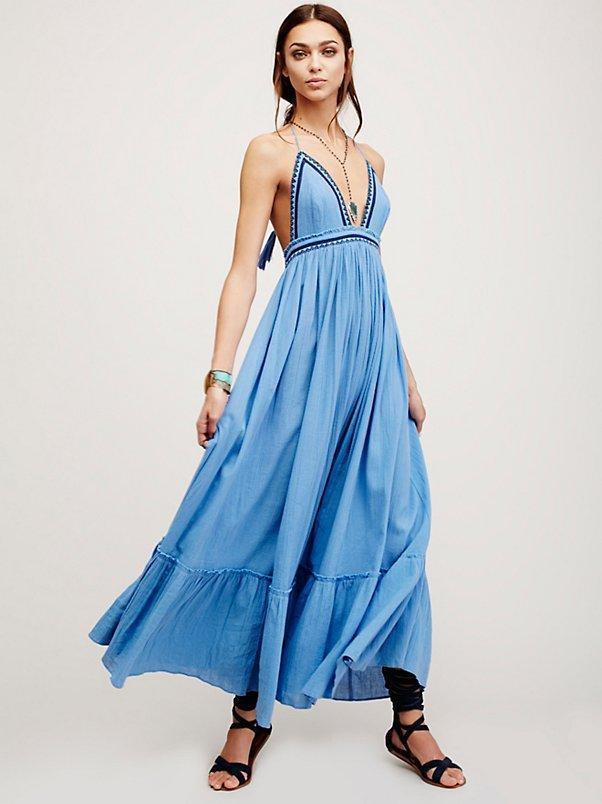 Robe Longue Blanche Boho Chic