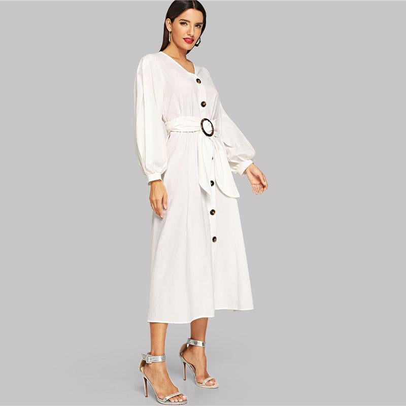 Robe Longue Bohème À Manche