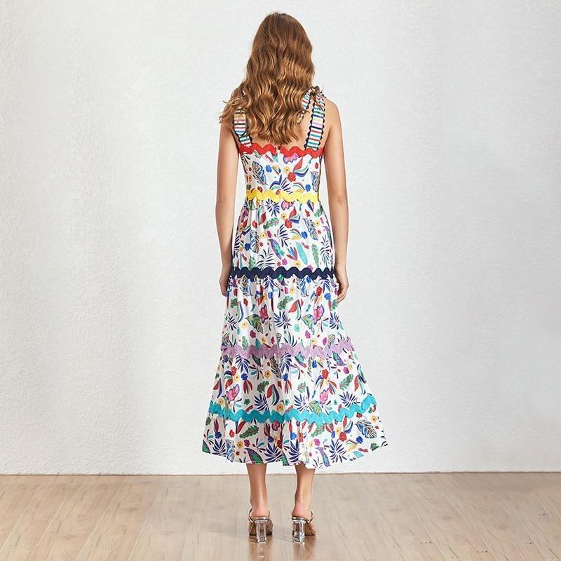 Robe Longue Bohème Bleu
