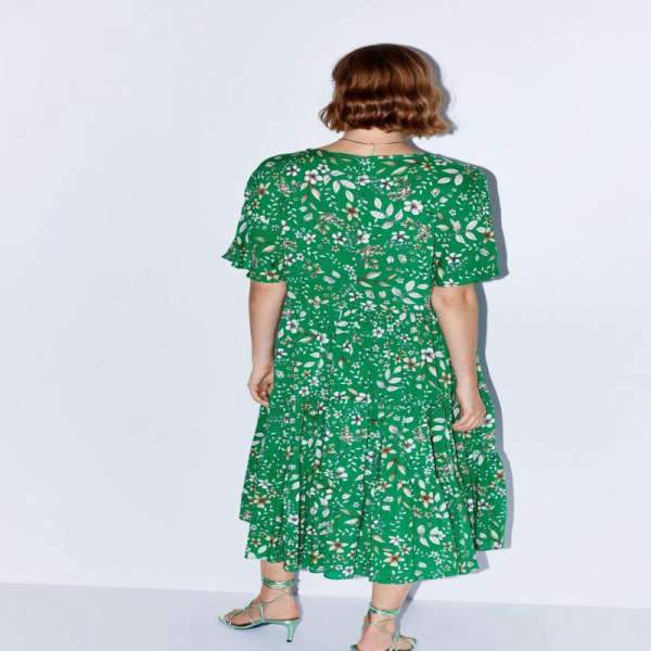 Robe Longue Bohème Chic Verte