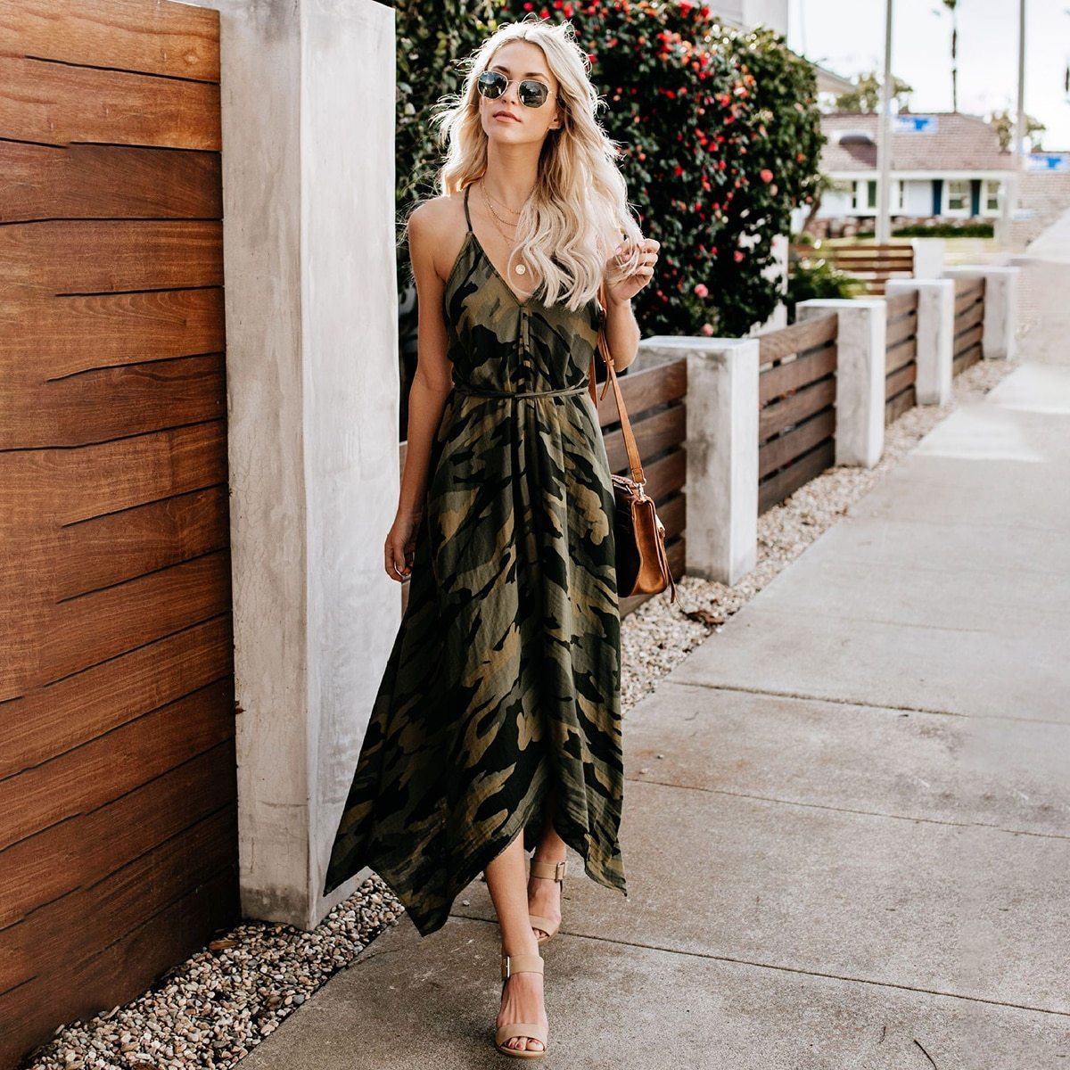 Robe longue bohème été noir 2019