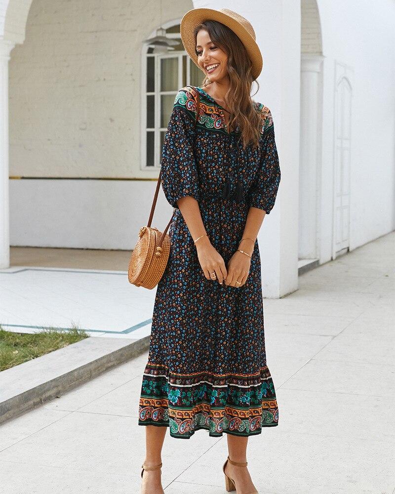 Robe longue boheme france