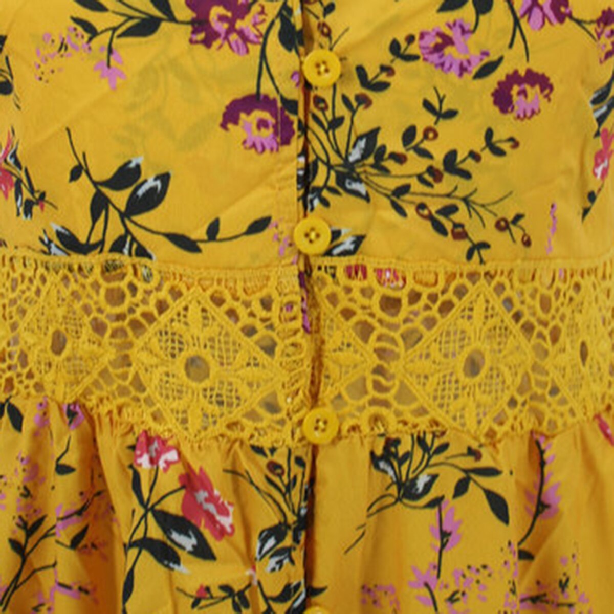 Robe longue bohème jaune