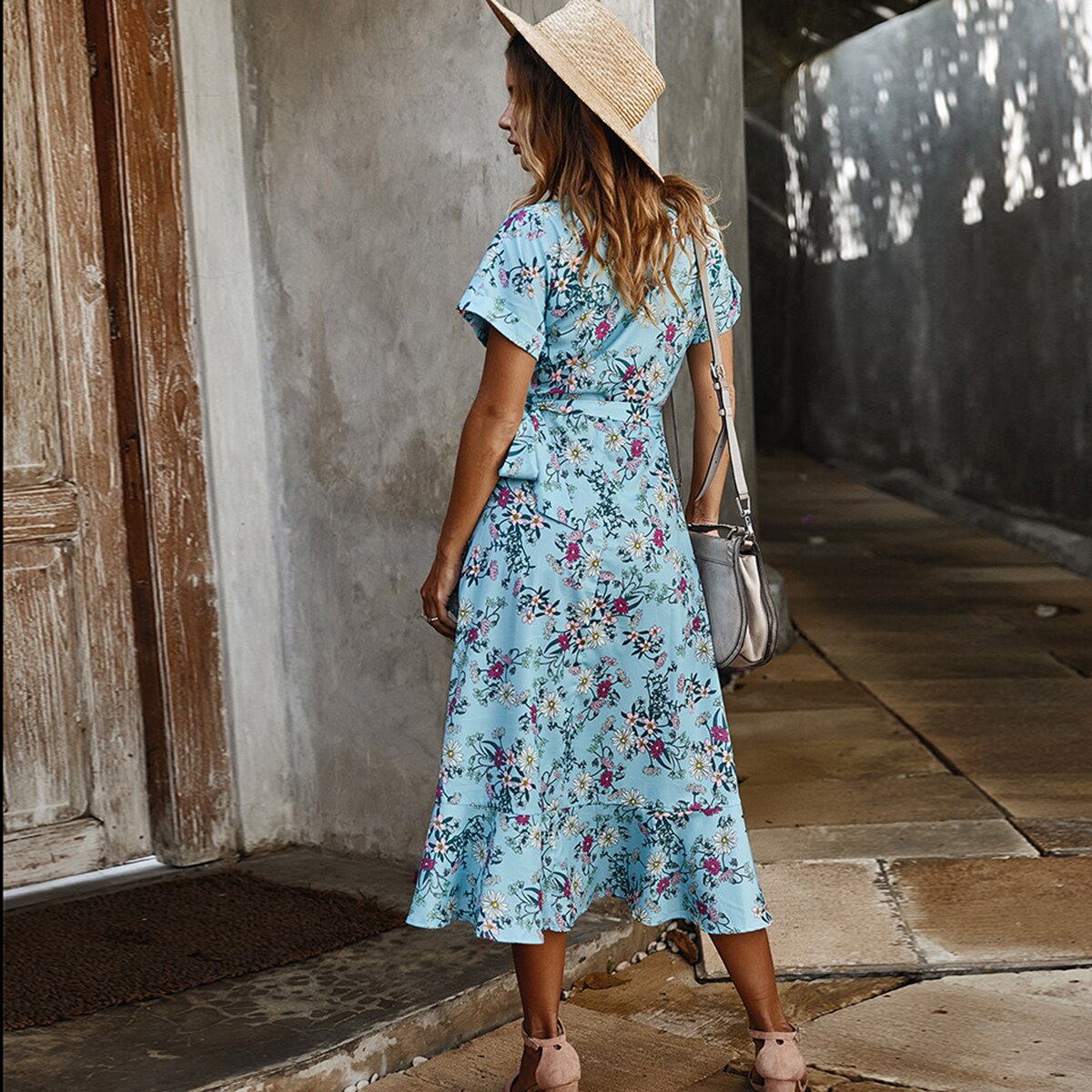Robe longue boheme plage