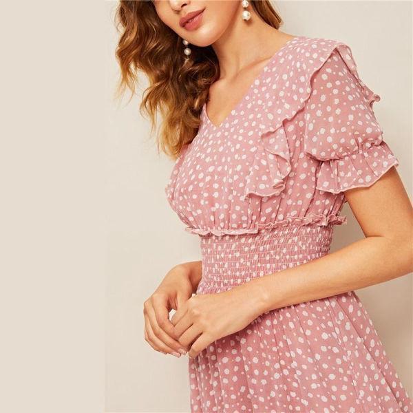 Robe Longue Bohème Vieux Rose