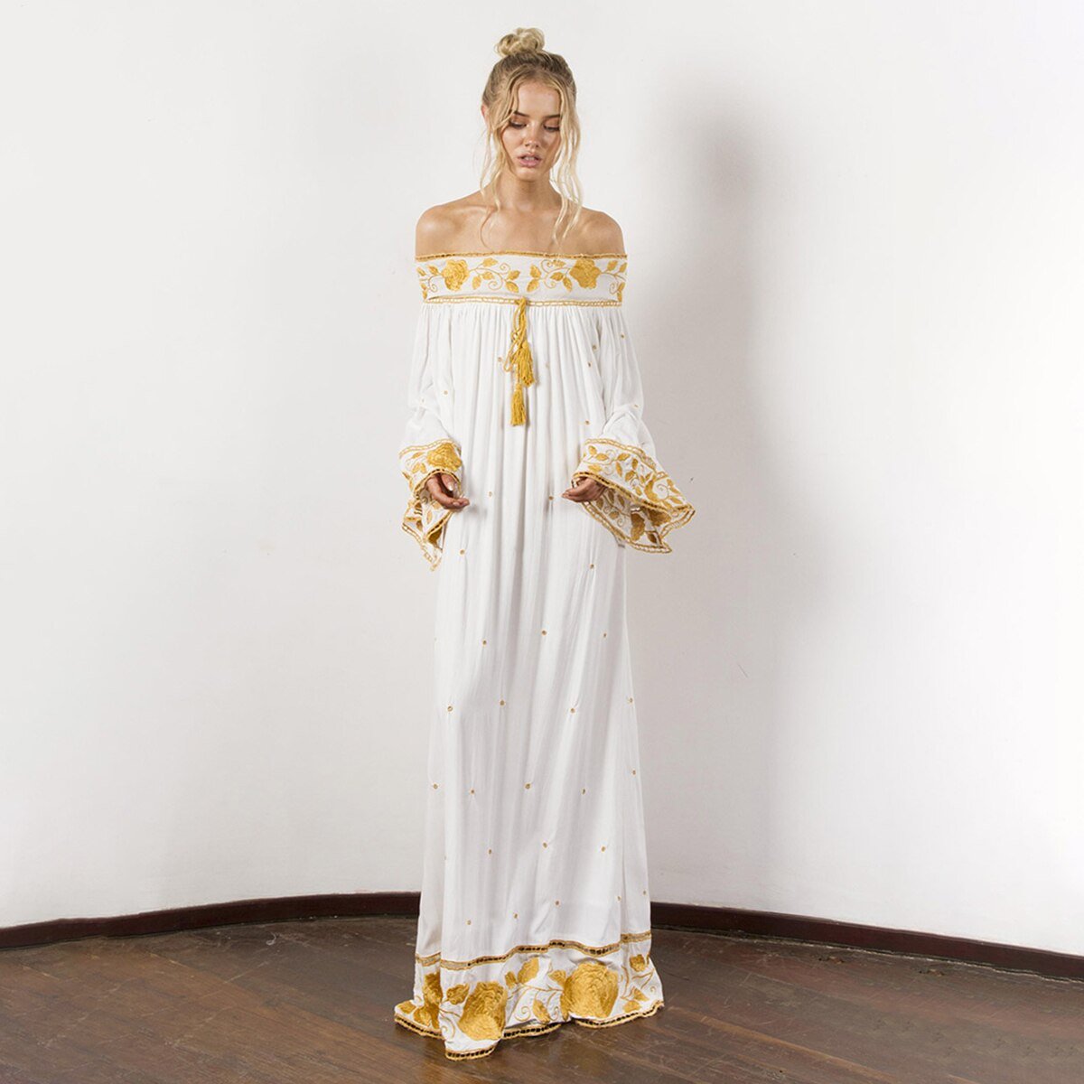 Robe Longue Fluide Style Bohème Chic