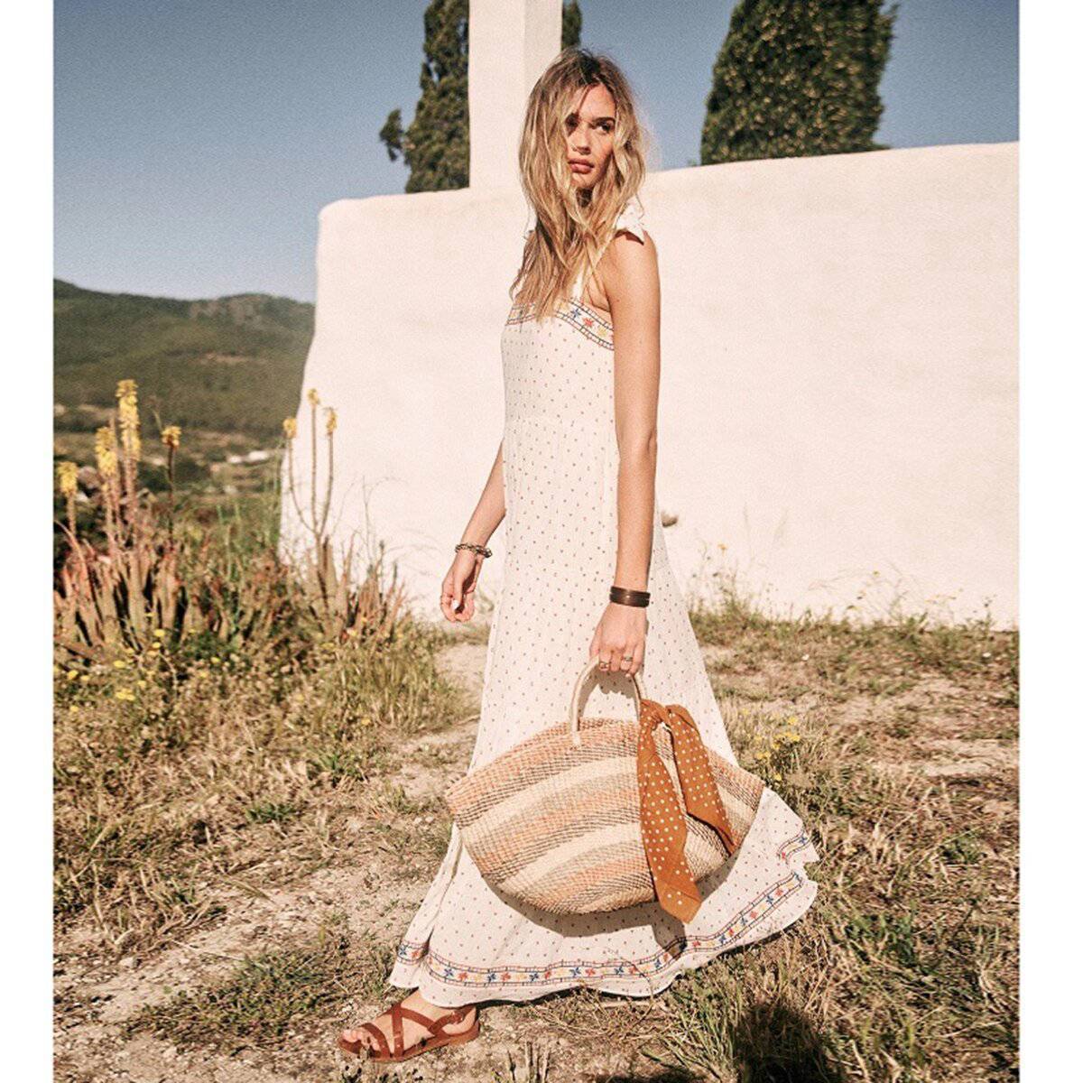 Robe Longue Hippie Chic Femme
