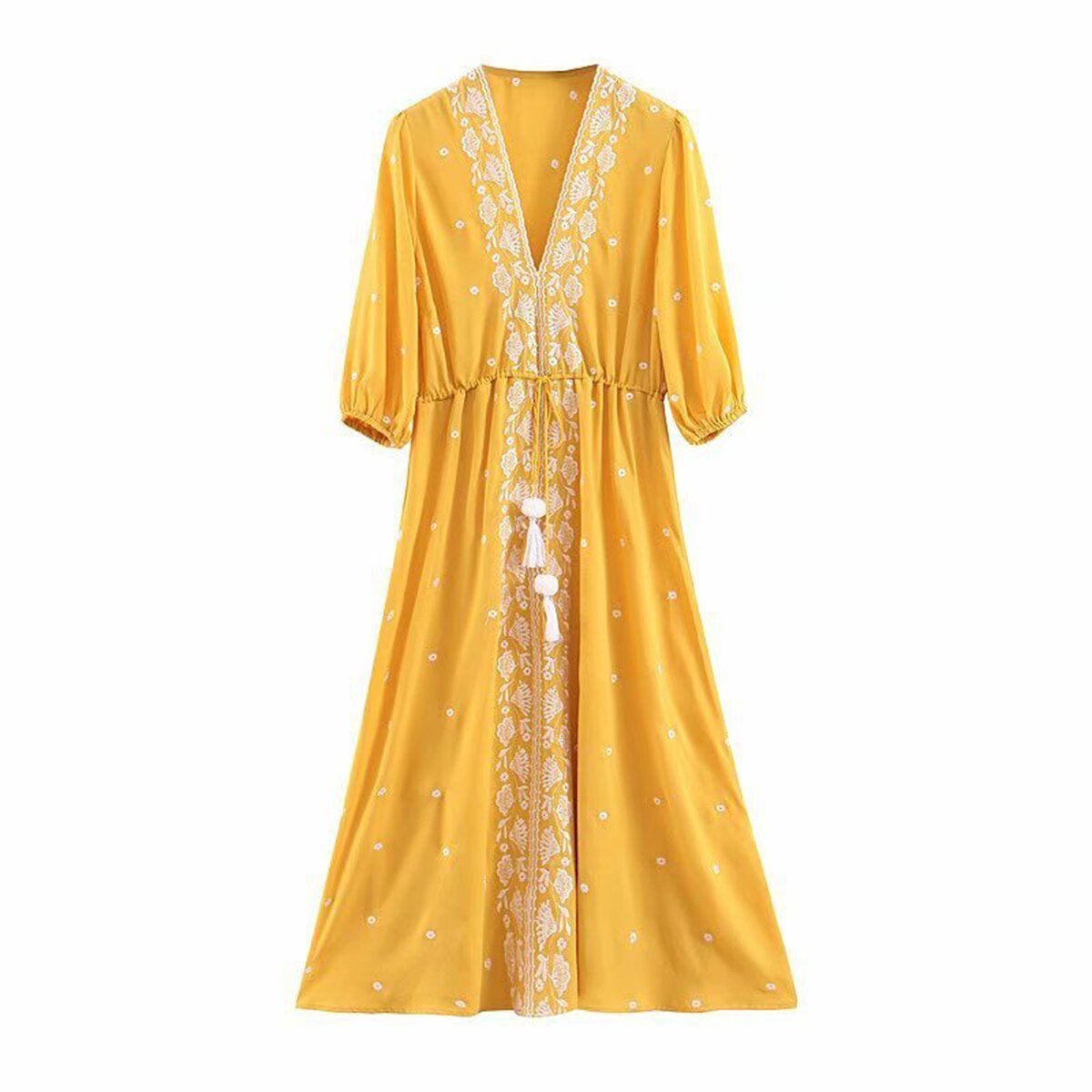 Robe Longue Hippie Pour Femme