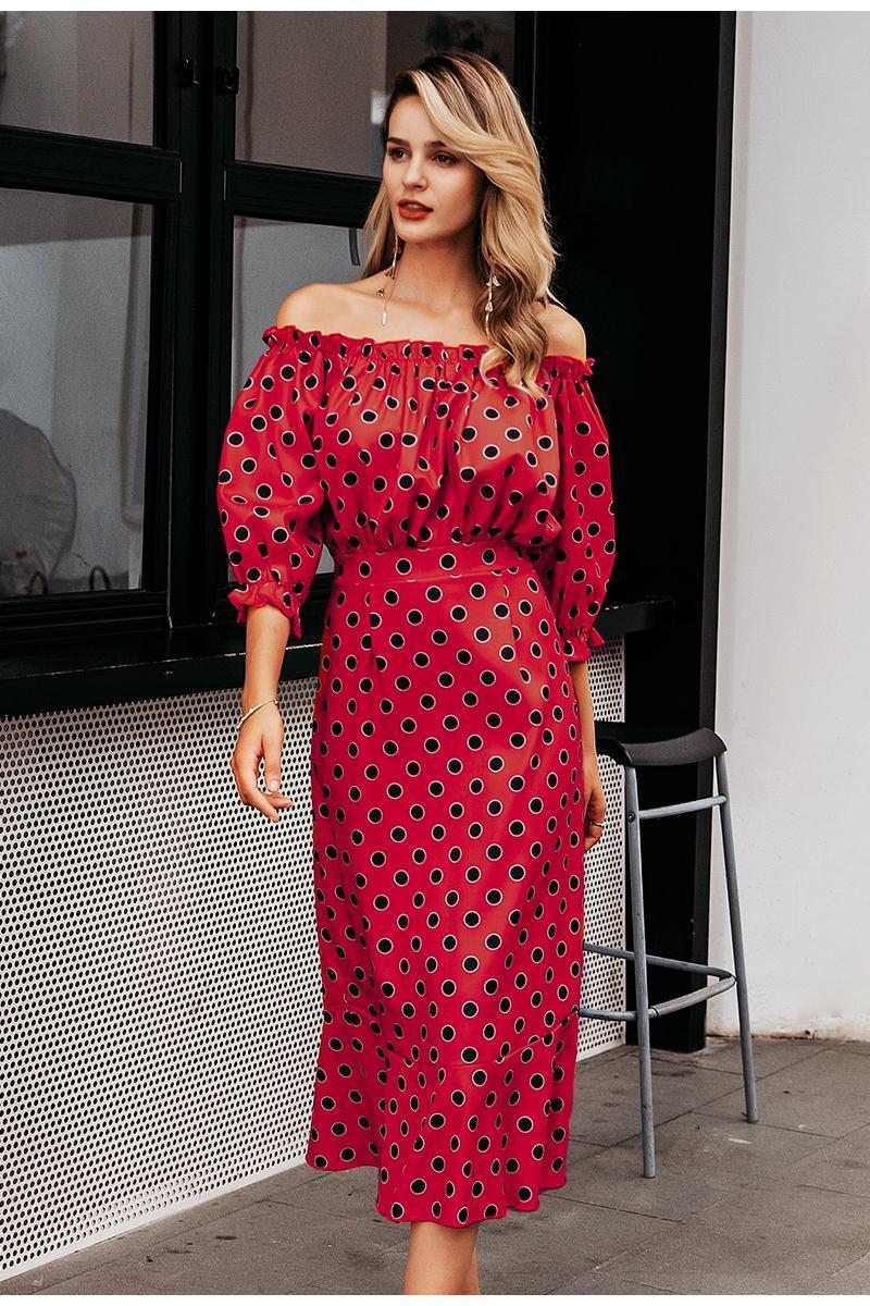 Robe Longue Style Bohème En Coton