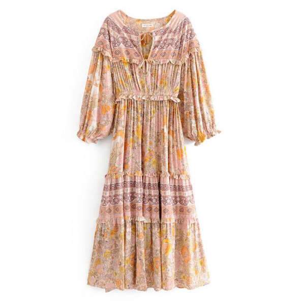Robe Longue Style Bohème Hippie Chic