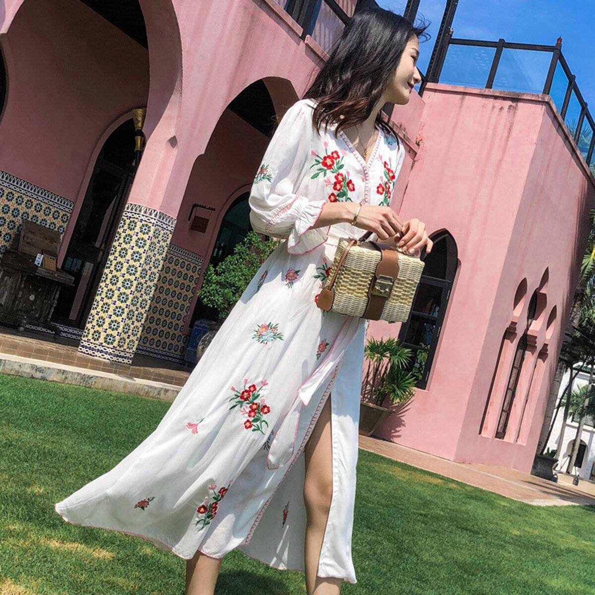 Robe Longue Style Hippie