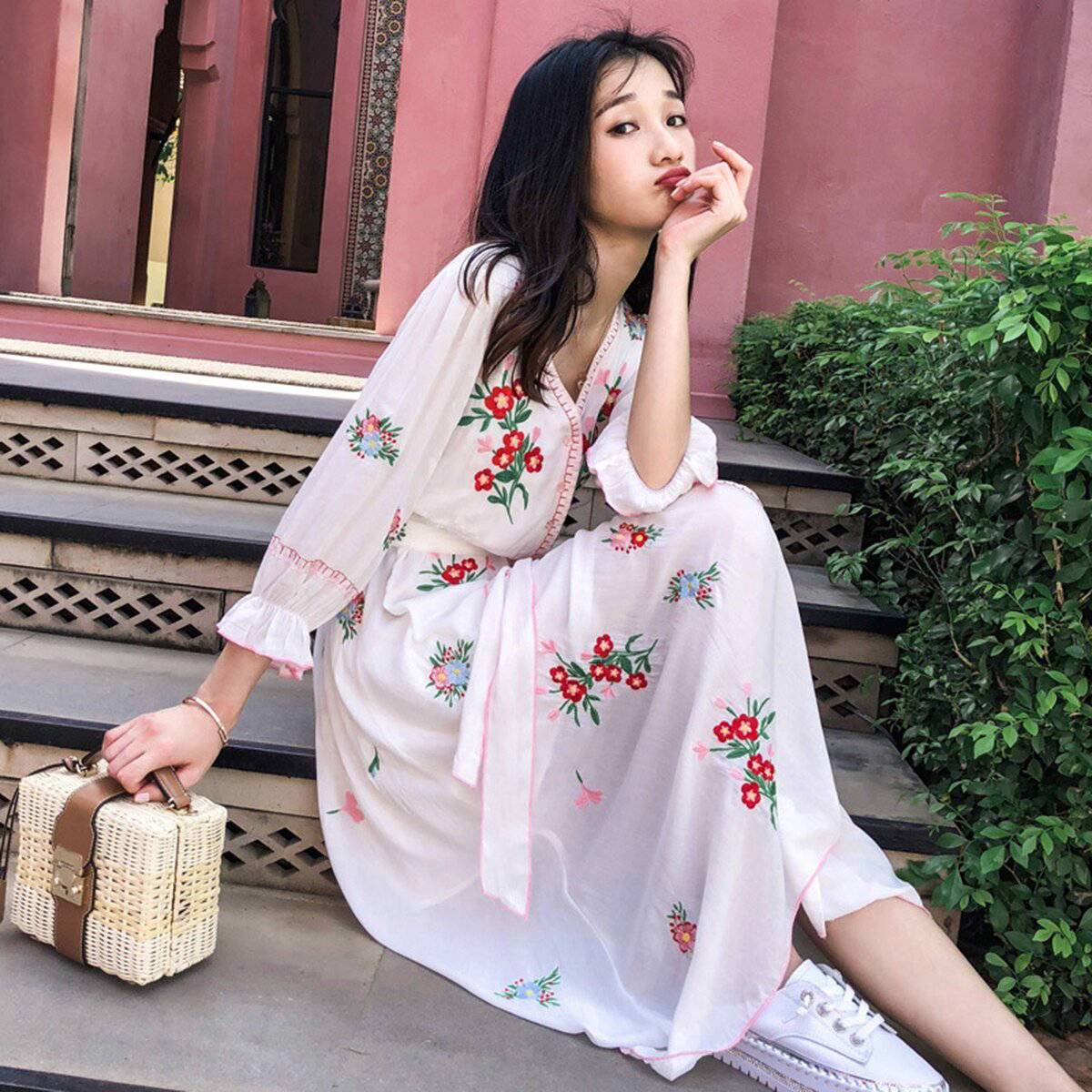 Robe Longue Style Hippie