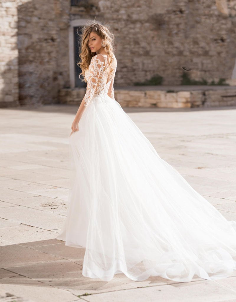 Robe Mariée Boheme Fleurie