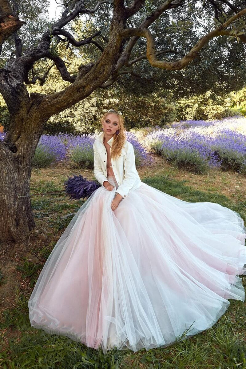 Robe Mariée Bohème Rose