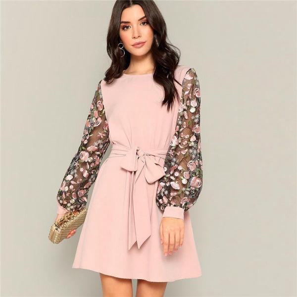 Robe Rose Bohème Chic