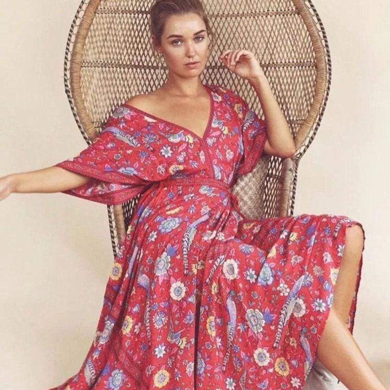 Robe Style Bohème Automne