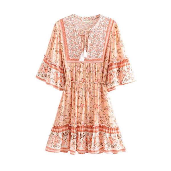 Robe Style Bohème Retro