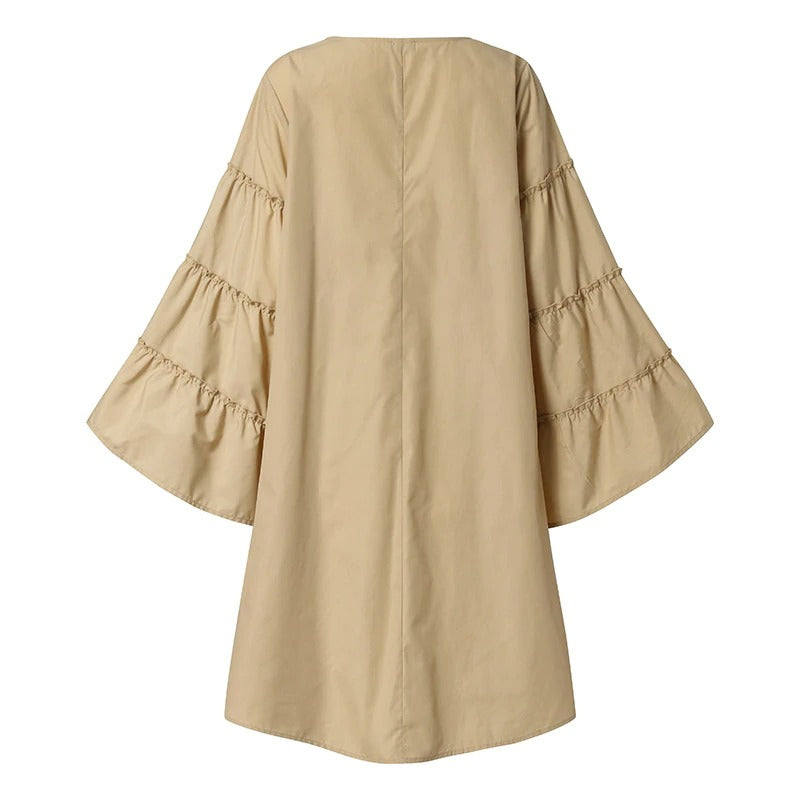 Robe bohème hippie orange