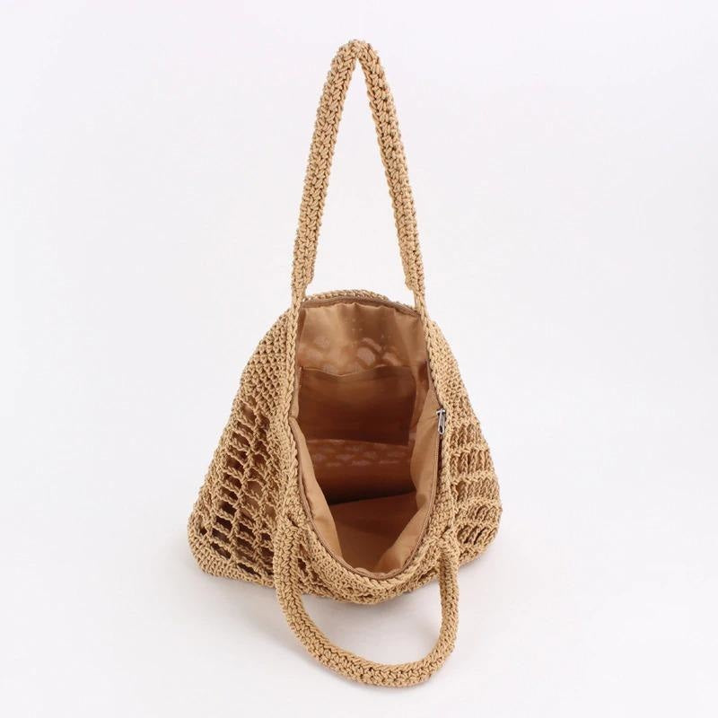 Sac Bohème Paille Tressée