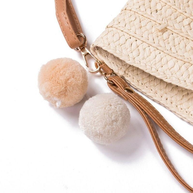 Sac Pochette Paille Bohème