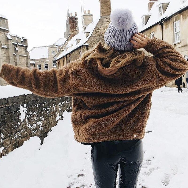 Veste Bohème Fausse Fourrure