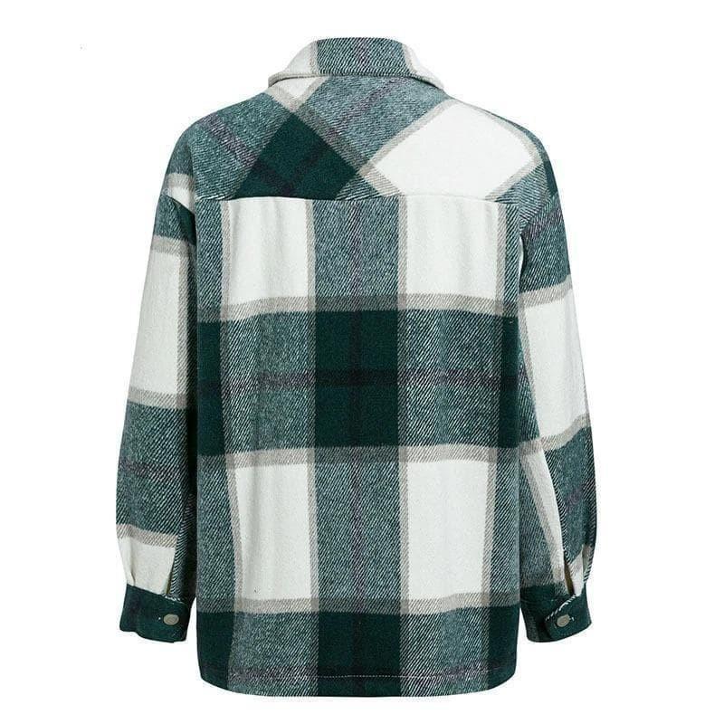Veste Chemise à Carreaux