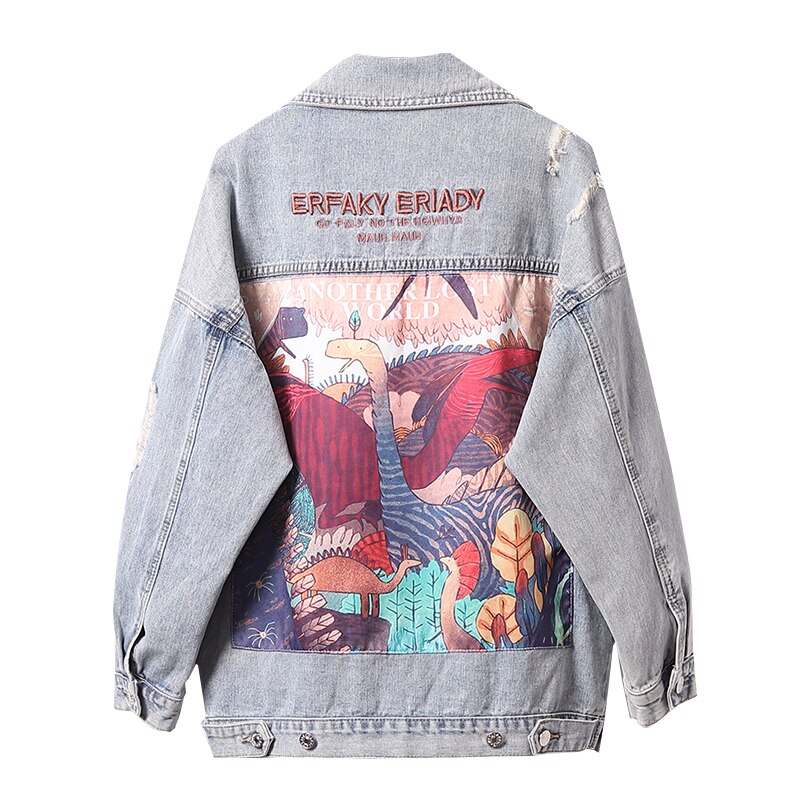 Veste Jean Brodée Bohème