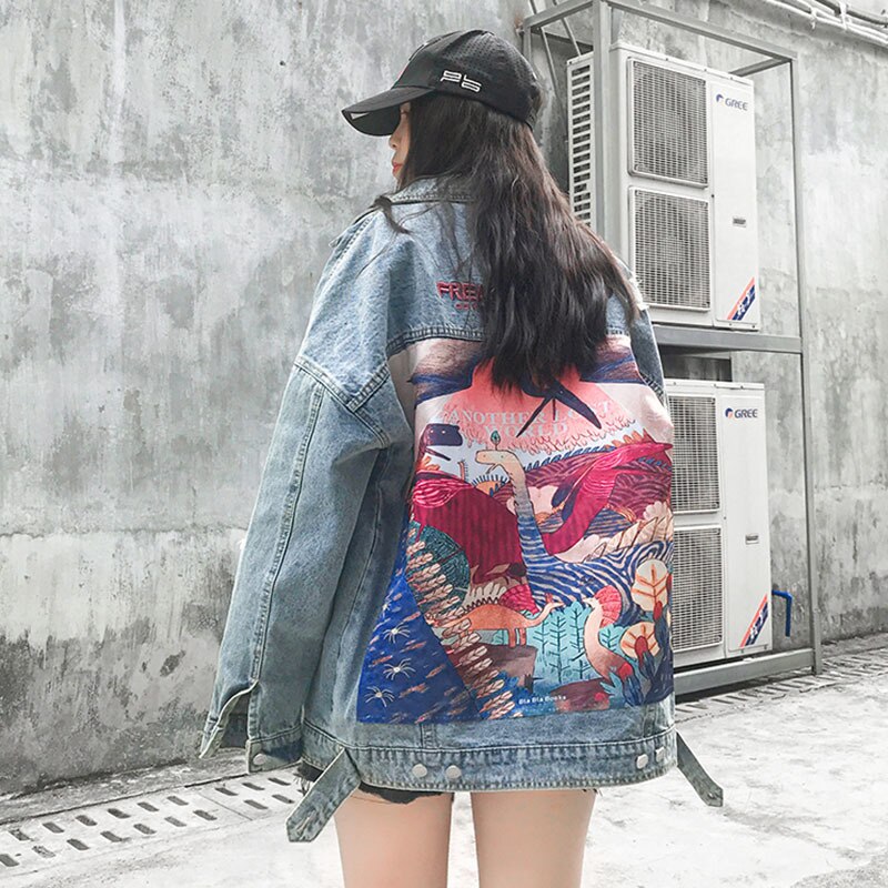 Veste Jean Brodée Bohème