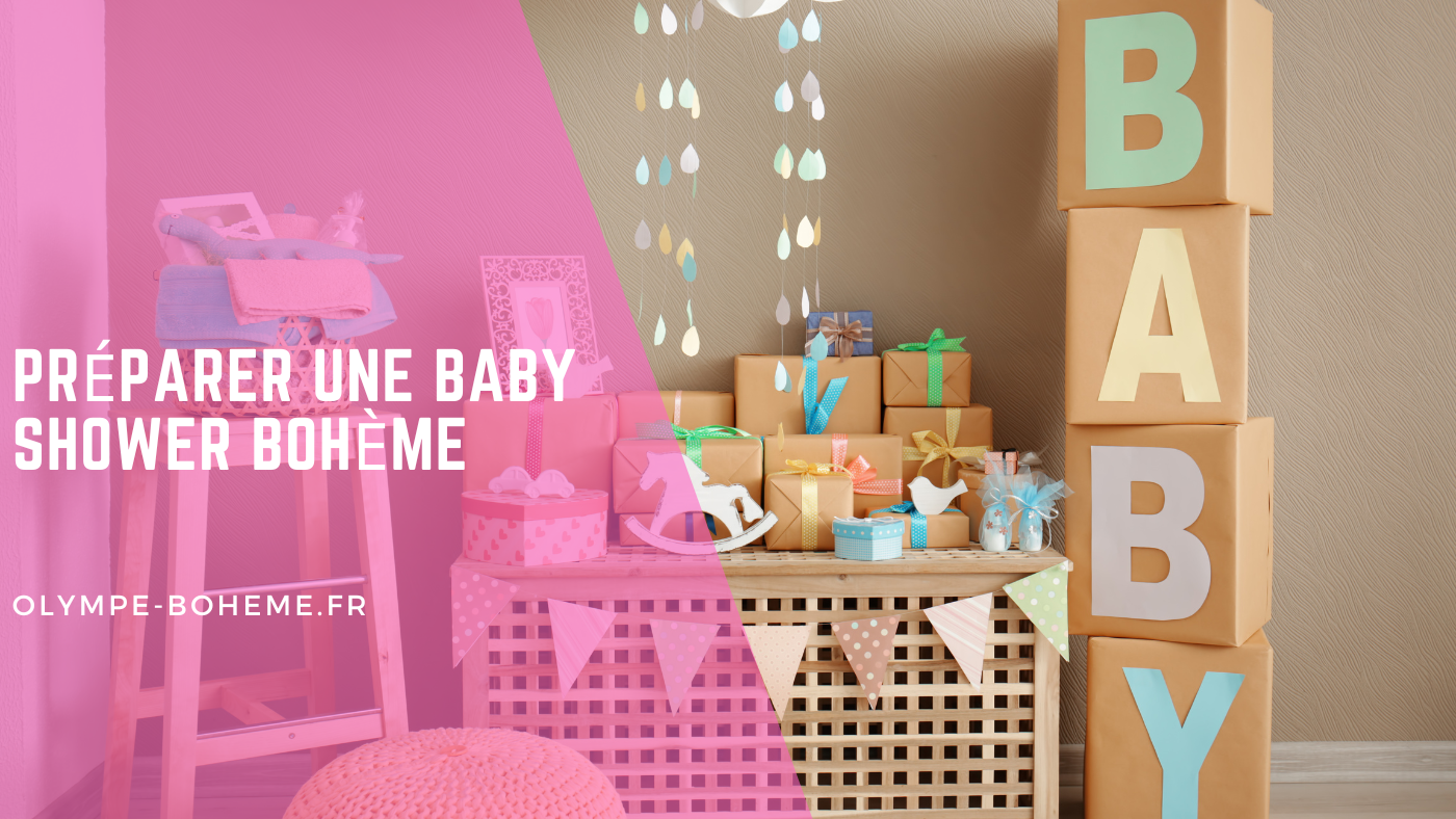 Préparer une baby shower bohème