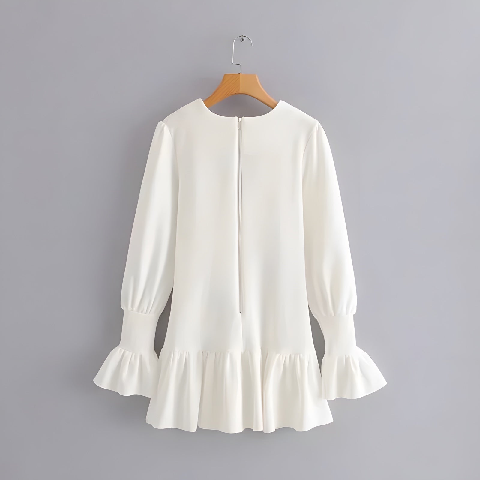 Robe boheme courte blanche été