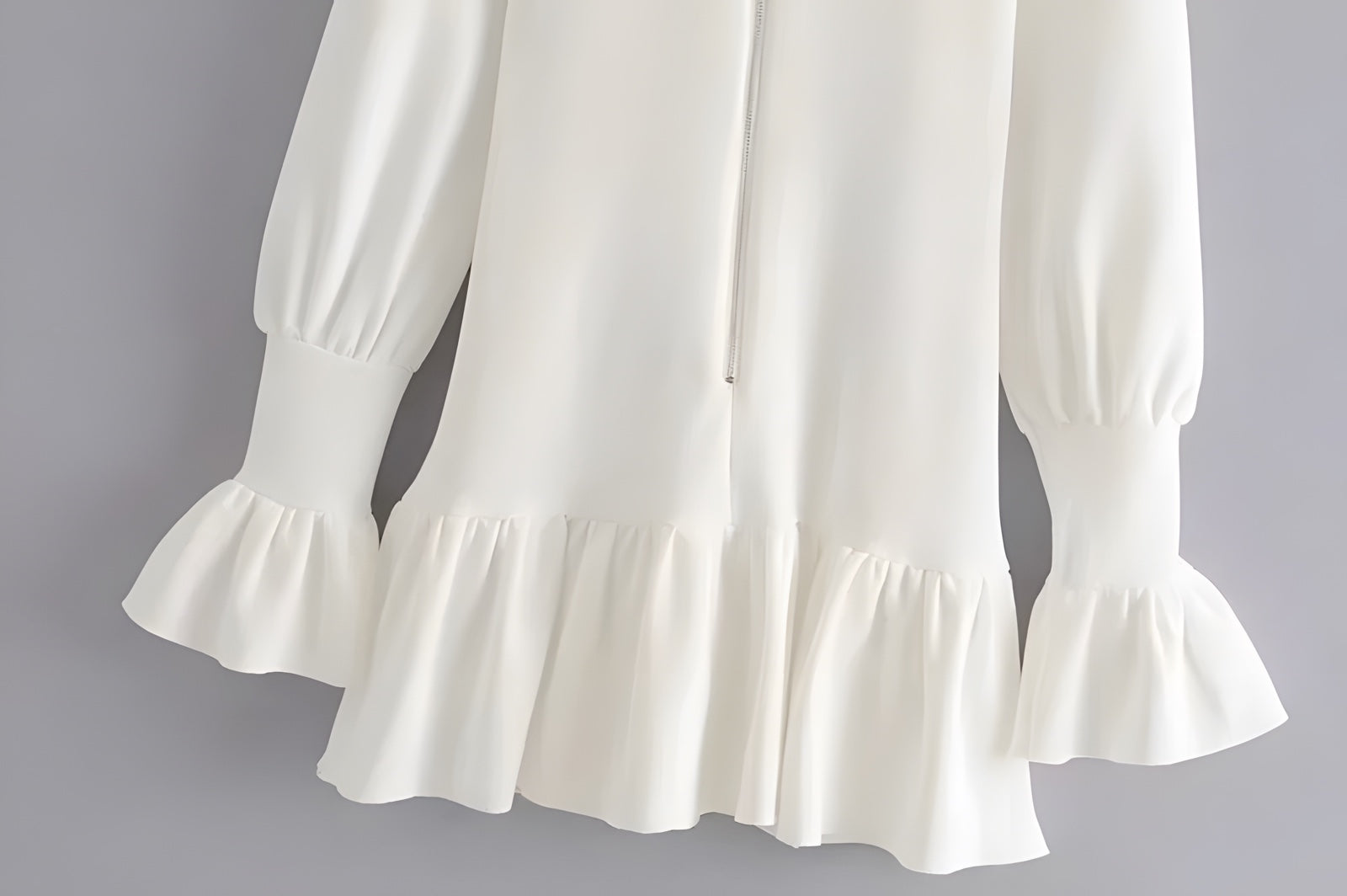 Robe boheme courte blanche été