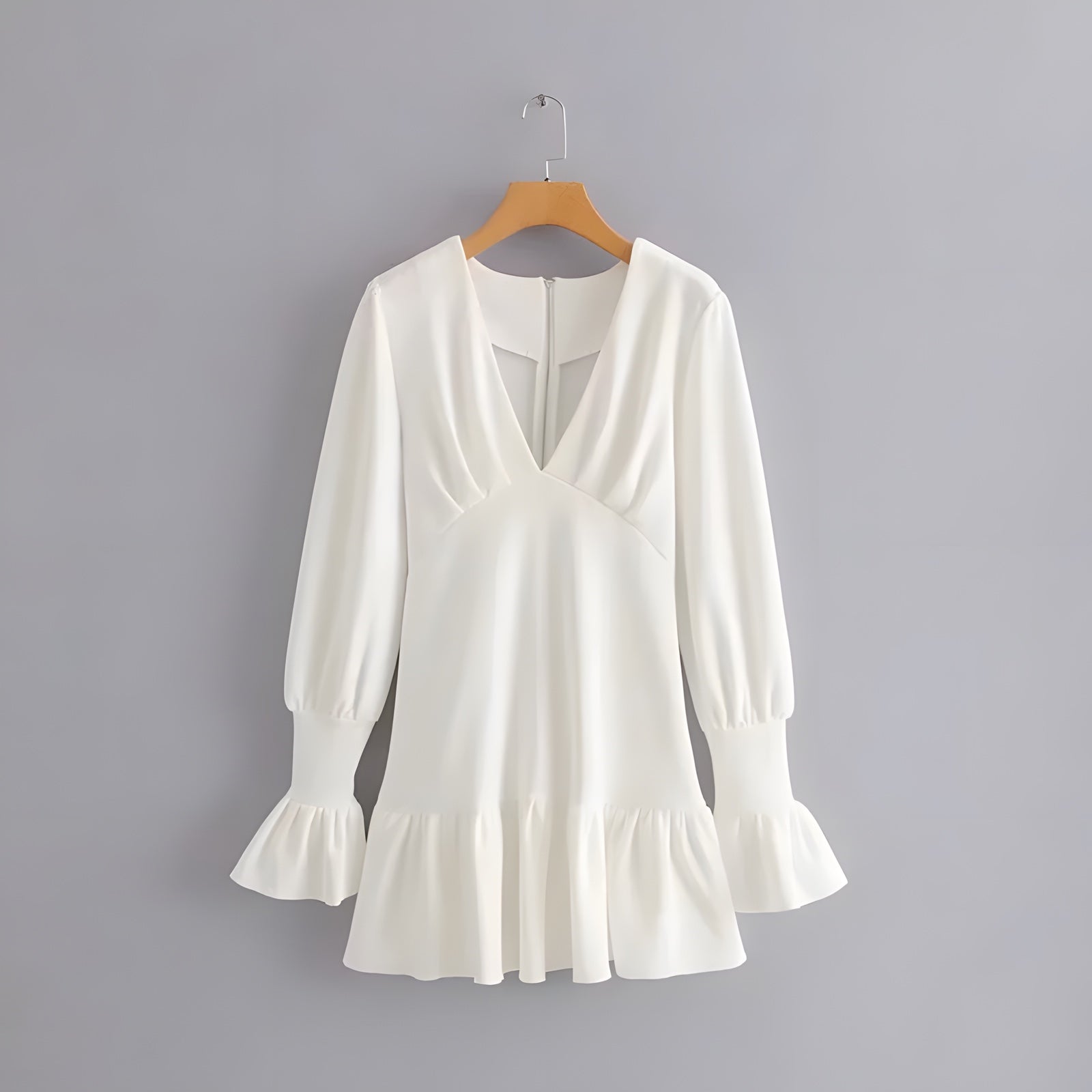 Robe boheme courte blanche été