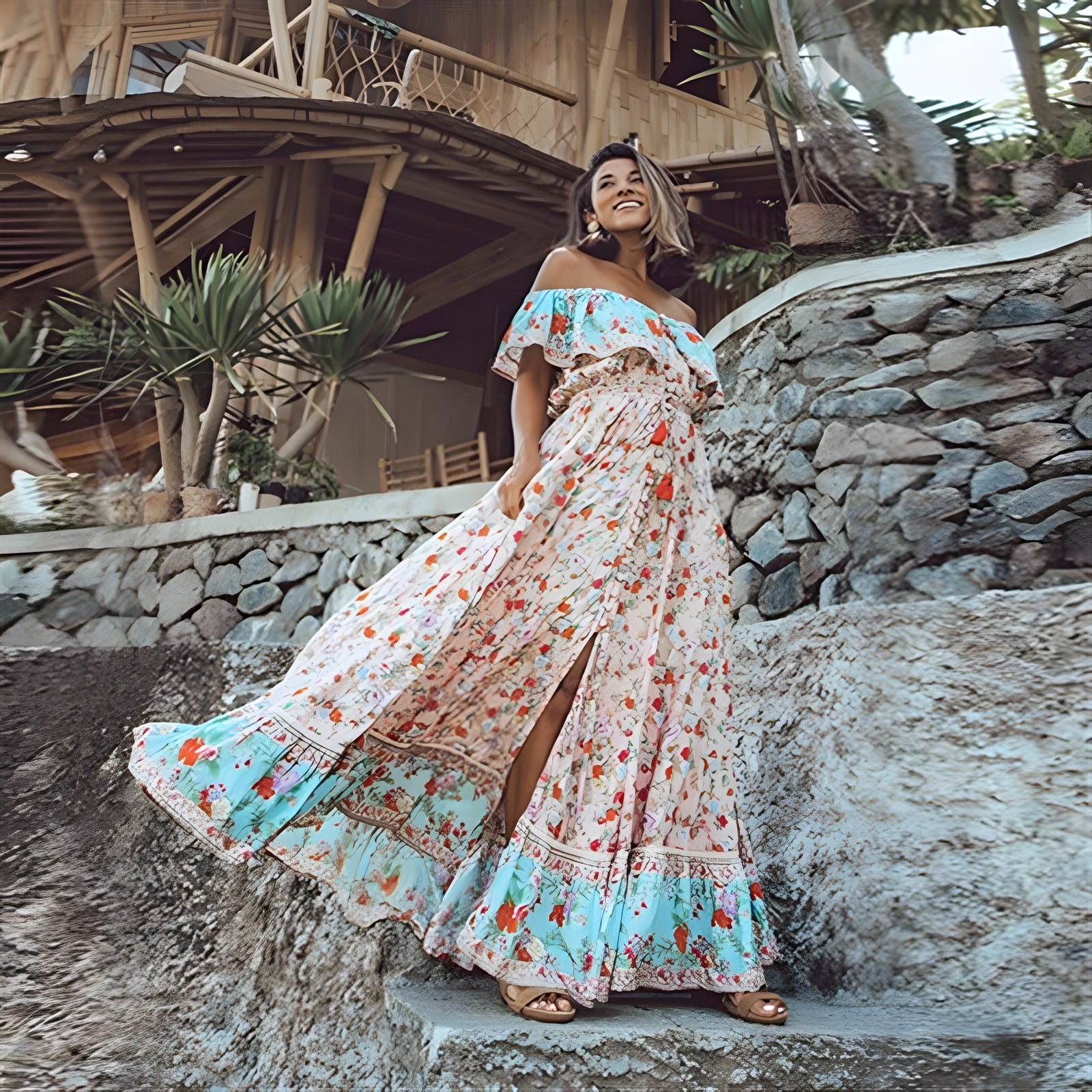 Robe Bohème Champêtre