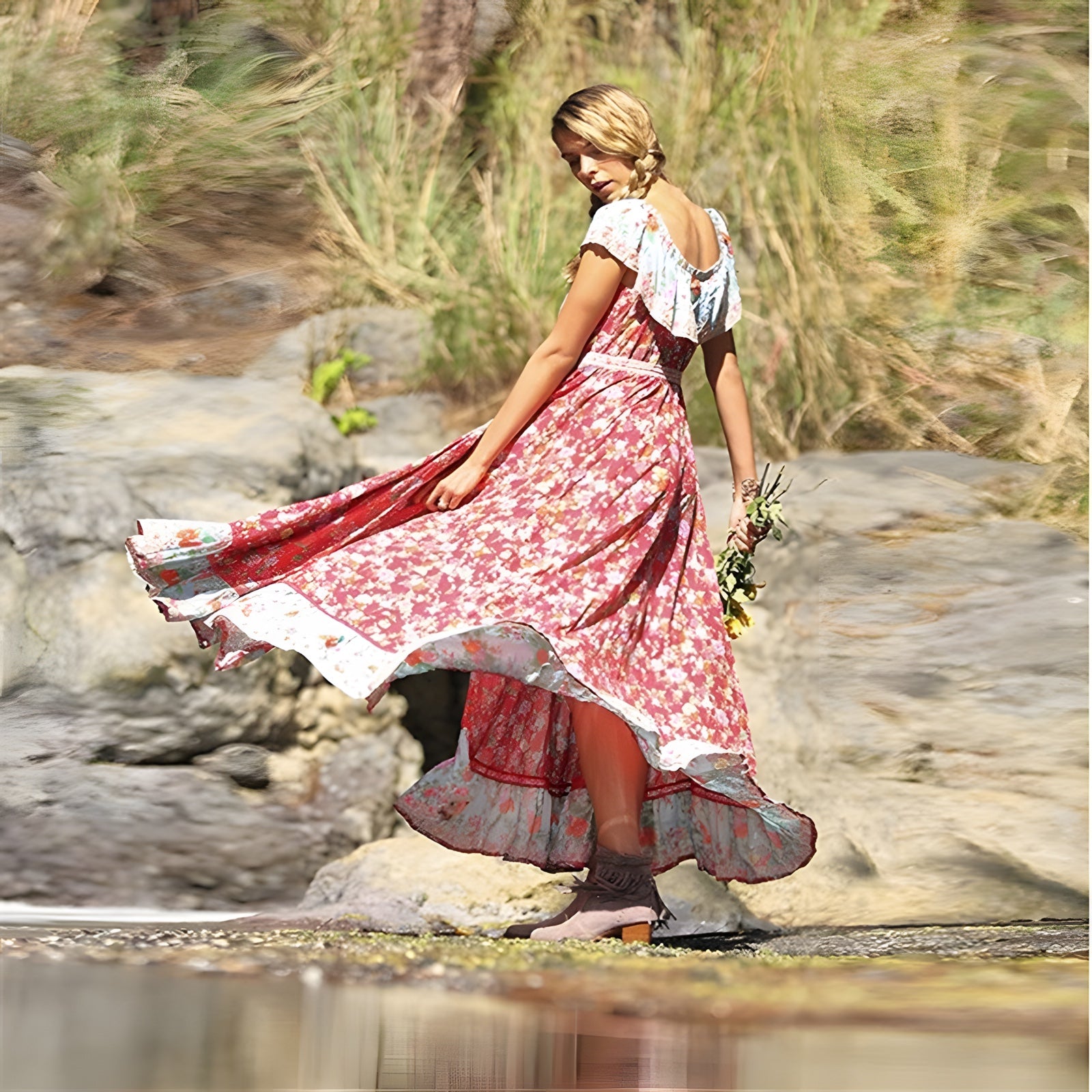 Robe Bohème Champêtre