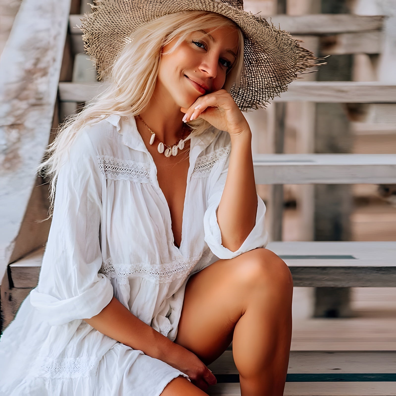 Robe Bohème Longue Unie
